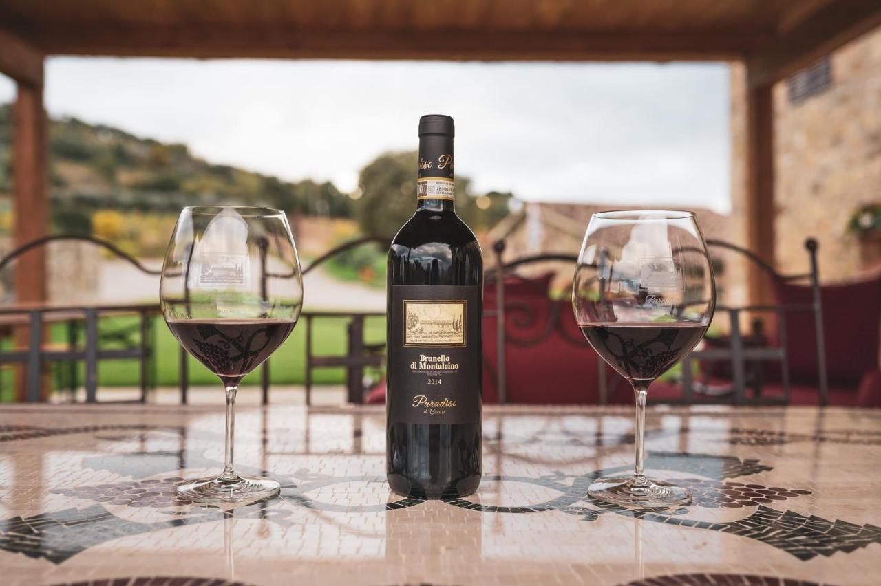 Wine Estate Rooms Paradiso Di Cacuci Montalcino Eksteriør bilde
